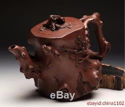 10pc All handmade ceramic teapot Plum pile pot Tea Set Taiwan reflux old pot