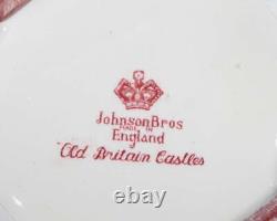 12 Piece Johnson Bros English Tea Set Old Britain Castle S&C Teapot Trivet Cups