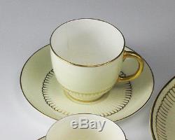12pc set Royal Crown Derby Tea Service tray, pot, pitcher, cups, saucers, bowl