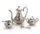 1428 Gr Antique Chinese Export Silver Tea Pot Teapot Or Coffee Set By Zee Woo