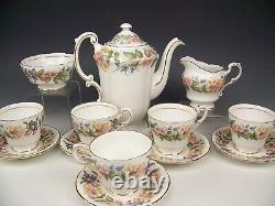 14 Pcs Paragon Coffee Pot Cups Saucers Creamer Tea Cup & Saucer Teacup Set