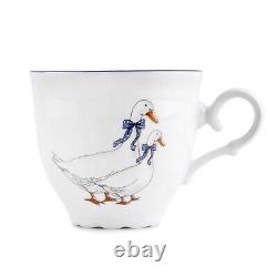 14pcs Geese THUN Czech Porcelain Tea Service Set White Porcelain Tea Set 14/6
