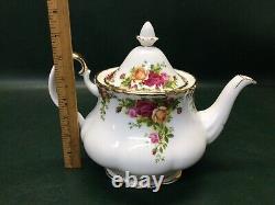 15 Pcs Royal Albert Old Country Rose Tea Set Teapot Service for 6