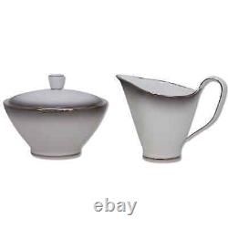 15pc Rosenthal Elegance Platinum Trim 3331 Tea Pot Cups Cream Sugar Service Set