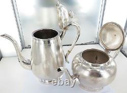 1696g STUNNING RARE CHINESE TIENTSIN STERLING SILVER EXPORT WARE TEA SET