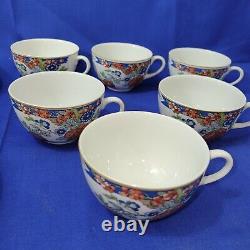 17 piece set Wood & Sons Ltd Bird of Paradise Teapot cups saucers plates. A2