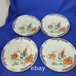 17 piece set Wood & Sons Ltd Bird of Paradise Teapot cups saucers plates. A2