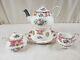 1944 Royal Albert Lady Carlyle Bone China Teapot Set- Excellent