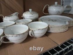 1950's Mid-Century Noritake Esteem Japan China 15-Piece Teapot Service For 6