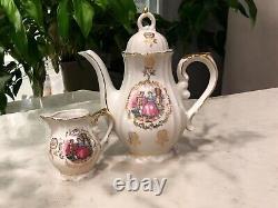 1950s Courtship Tea Pot With Creamer Vintage Teapot