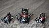 1950s Shafford Black Cat Tea Pot, Creamer And Sugar Bowl Made In Japan