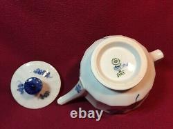 1960s Royal Copenhagen Blue Flowers Braided Teapot Set