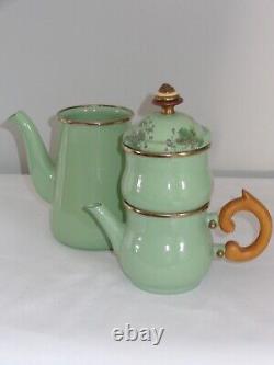 1983 Mackenzie Childs Enamel Stcking Teapot Set