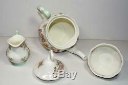 1985 ROYAL DOULTON England BRAMBLY HEDGE TEA SERVICE Set Teapot Creamer Sugar
