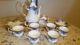 1987 Royal Albert Moonlight Rose Bone China 6 Place Setting Withteapot 21 Pieces