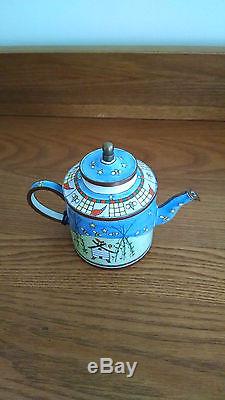 1995 C. Maddicott Enamel Teapot Trade Plus Hand Painted Edition No. 948