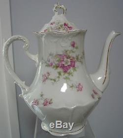 19psc Antique set Royal Austria O. E&G Cups Saucers Teapot Creamer Sugar Plates