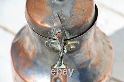 19th Century Antique French Handmade Copper Kettle or Coffee Pot