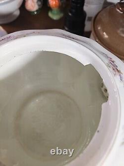 20 Piece Set Of Antique Regency English Porcelain Teapot Sugar Bowl Cups &