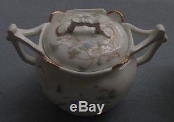 24 Pcs Tressemanes & Vogt T&V Limoge Surprise Dessert Set Teapot Plates, Bowls