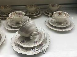 28 Piece with Coffee Pot Set Rare Vintage Bavaria Porcelain Coffee Tea Set