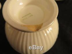 32pc Wedgwood EDME Teapot withlid, Creamer, Sugar Bowl, Cup & Saucer Set, England