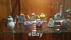 35 Piece Collectible Mini Tea Pots etc