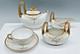 5 Pieces Matching Pickard Fine China Tea Pot, Cup & Saucer, Creamer & Sugar