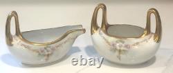 5 Pieces matching Pickard Fine China Tea Pot, Cup & Saucer, Creamer & Sugar