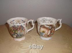6 Brambly Hedge Beakers by Royal Doulton 4 Seasons Plus Birthday and Wedding