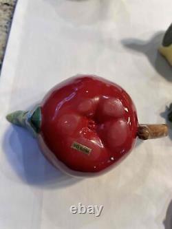 6 Different Makers Floral Fruit Shaped Decorative Teapots