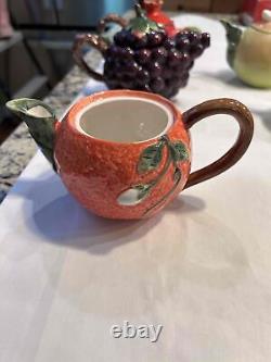 6 Different Makers Floral Fruit Shaped Decorative Teapots
