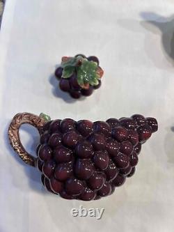6 Different Makers Floral Fruit Shaped Decorative Teapots