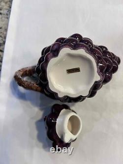6 Different Makers Floral Fruit Shaped Decorative Teapots