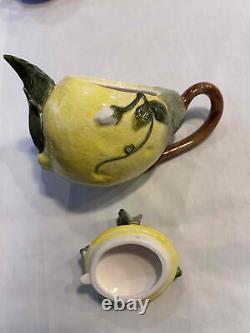 6 Different Makers Floral Fruit Shaped Decorative Teapots