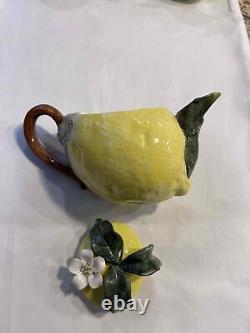 6 Different Makers Floral Fruit Shaped Decorative Teapots