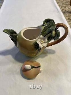 6 Different Makers Floral Fruit Shaped Decorative Teapots