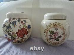 6 sadler teapot sets and 2 ginger jars (sets)