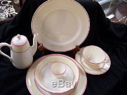7 Pc. Lenox China Breakfast Set With Tea/Coffee Pot-Pre 1930