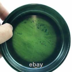 7pc Nephrite Jade Teapot Cups & Tray Set