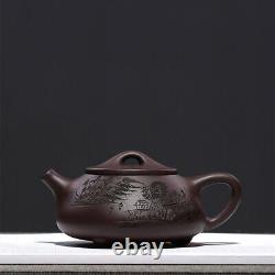9pcs yixing zisha handmade carved shipiao pot master tea cup pitcher Tea Pot Set