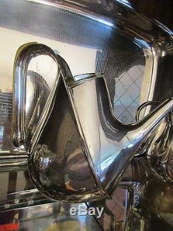 ALESSI tea / coffee set by Oscar Tusquets with tray-excellent cond never used