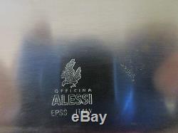 ALESSI tea / coffee set by Oscar Tusquets with tray-excellent cond never used