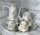 Alt Tirschenreuth 1838 Baronesse Hand Pntd/signed 8 Piece Coffee/tea Set Euc Nf