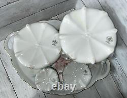 ALT Tirschenreuth 1838 Baronesse Hand Pntd/Signed 8 Piece Coffee/Tea Set EUC NF