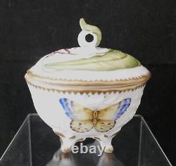 ANNA WEATHERLEY Hand painted Porcelain Teapot Sugar Bowl Creamer Set