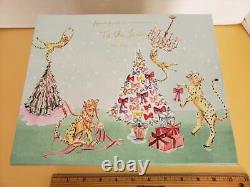 ANTHROPOLOGIE Christmas TEA FOR TWO Garrod Tis the Season Tea Pot Teacups NEW