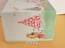 ANTHROPOLOGIE Christmas TEA FOR TWO Garrod Tis the Season Tea Pot Teacups NEW