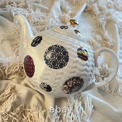 ANTHROPOLOGIE Spots of Tea Teapot Set