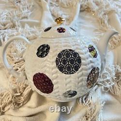 ANTHROPOLOGIE Spots of Tea Teapot Set
